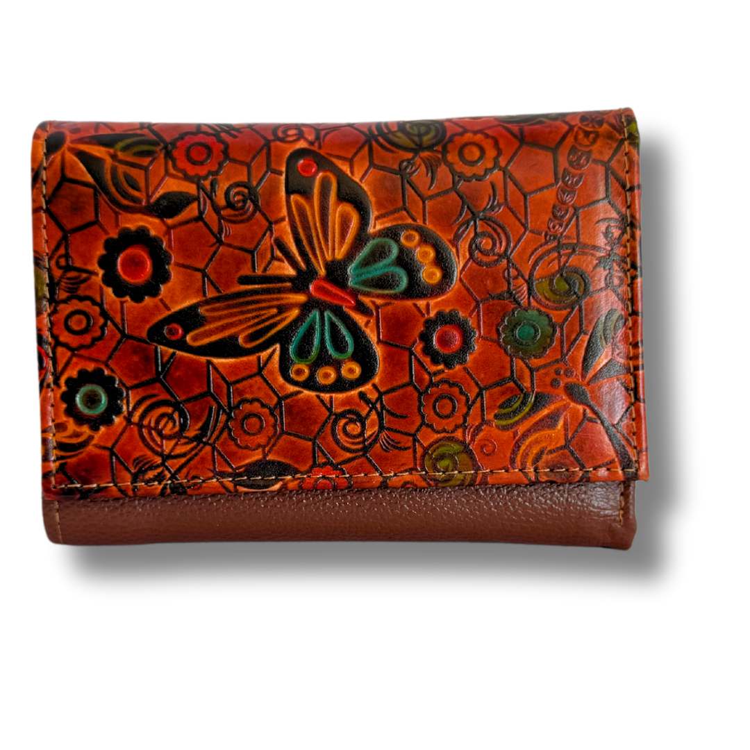 Billetera Pequeña de tapa Coñac M1