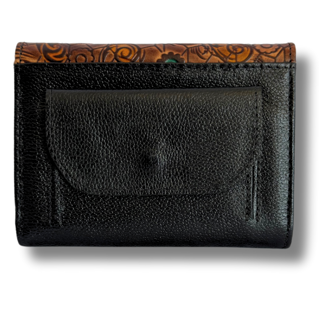 Billetera Pequeña de tapa Negro M1