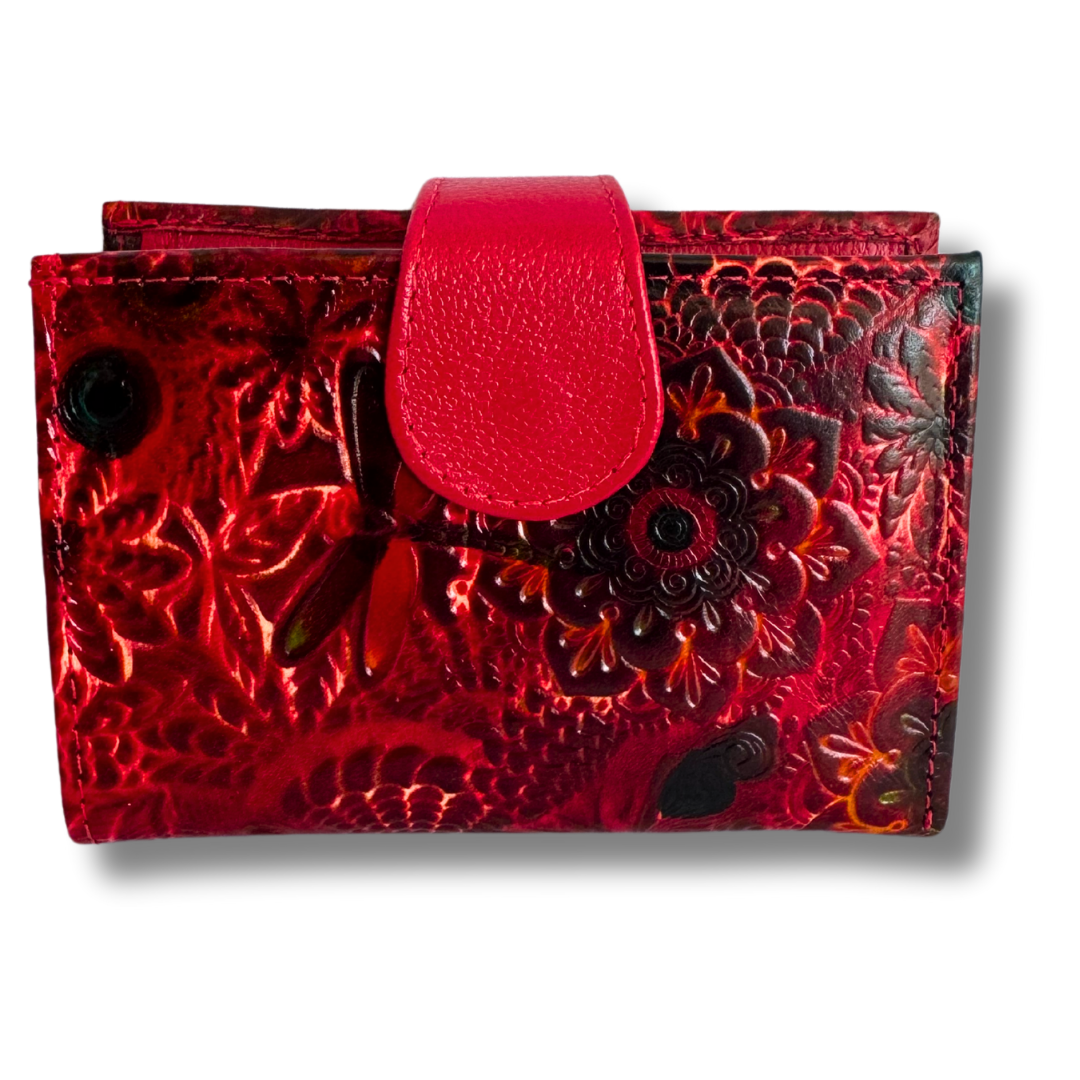 Billetera monedero interno Rojo Libelula