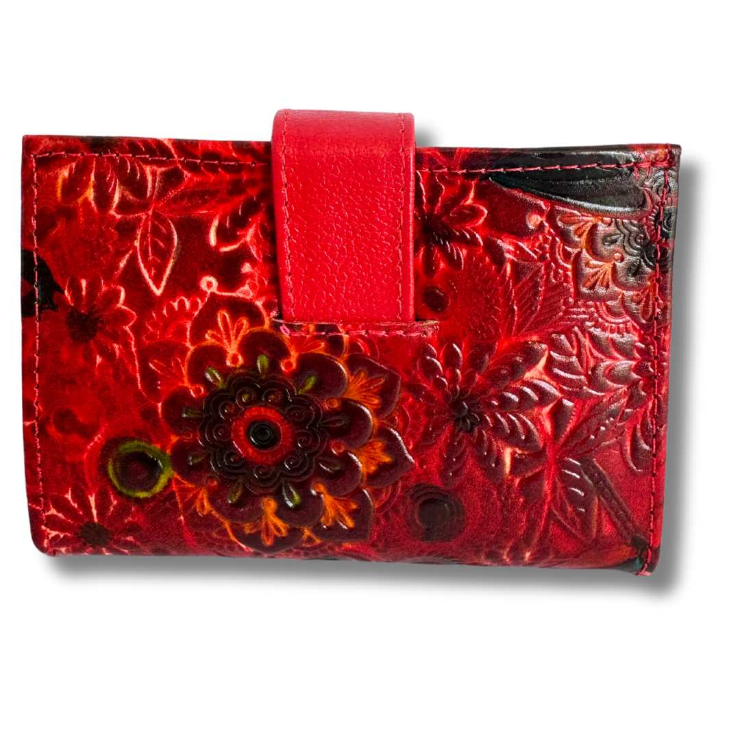 Billetera monedero interno Rojo Libelula