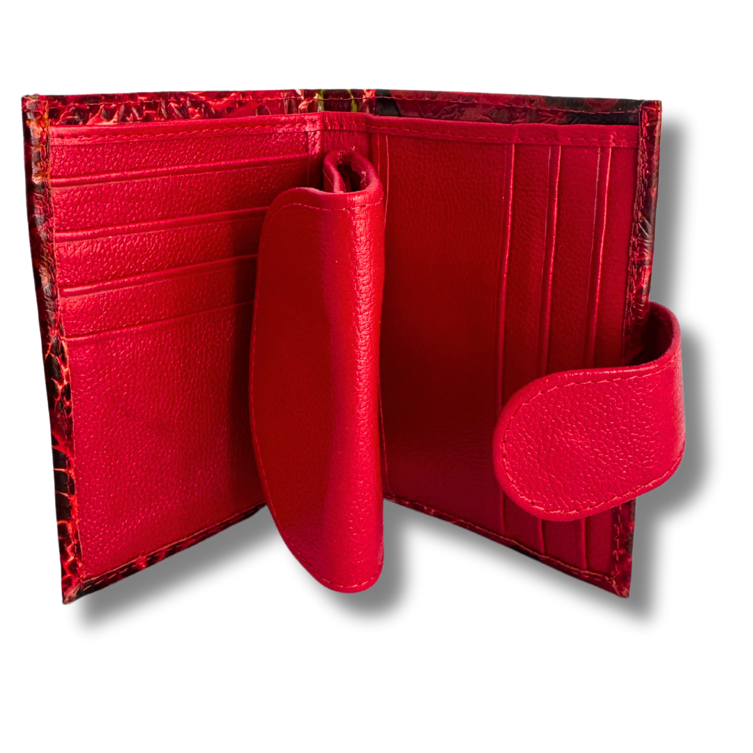 Billetera monedero interno Rojo Libelula