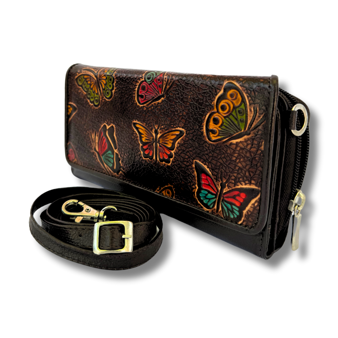 Billetera Dama Correa Cafe M2