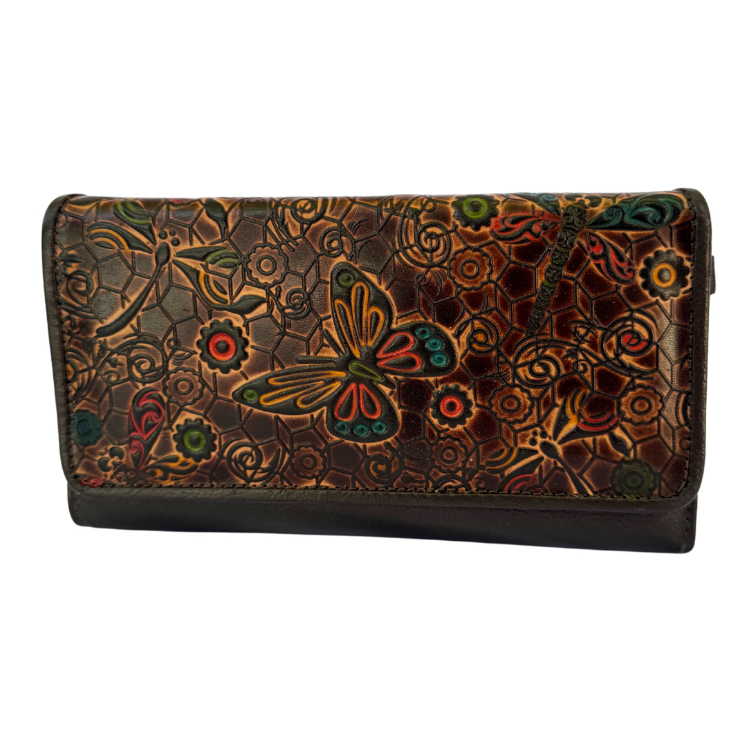 Billetera Dama Correa Cafe M1