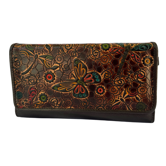 Billetera Dama Correa Cafe M1