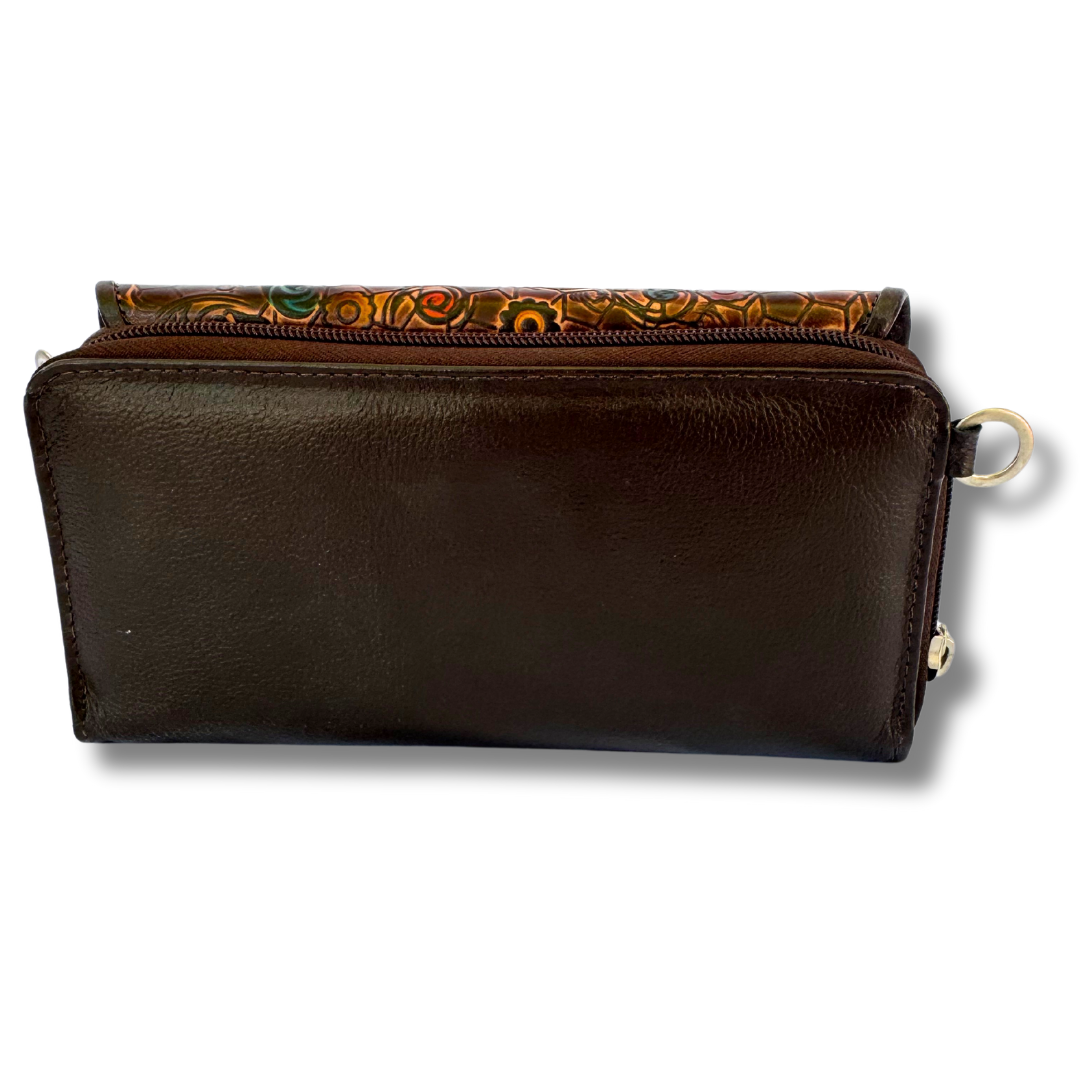 Billetera Dama Correa Cafe M1