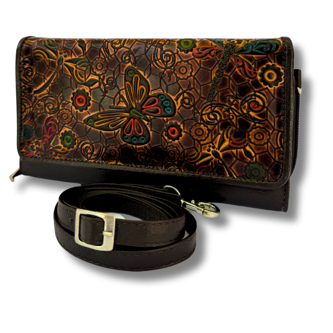 Billetera Dama Correa Cafe M1