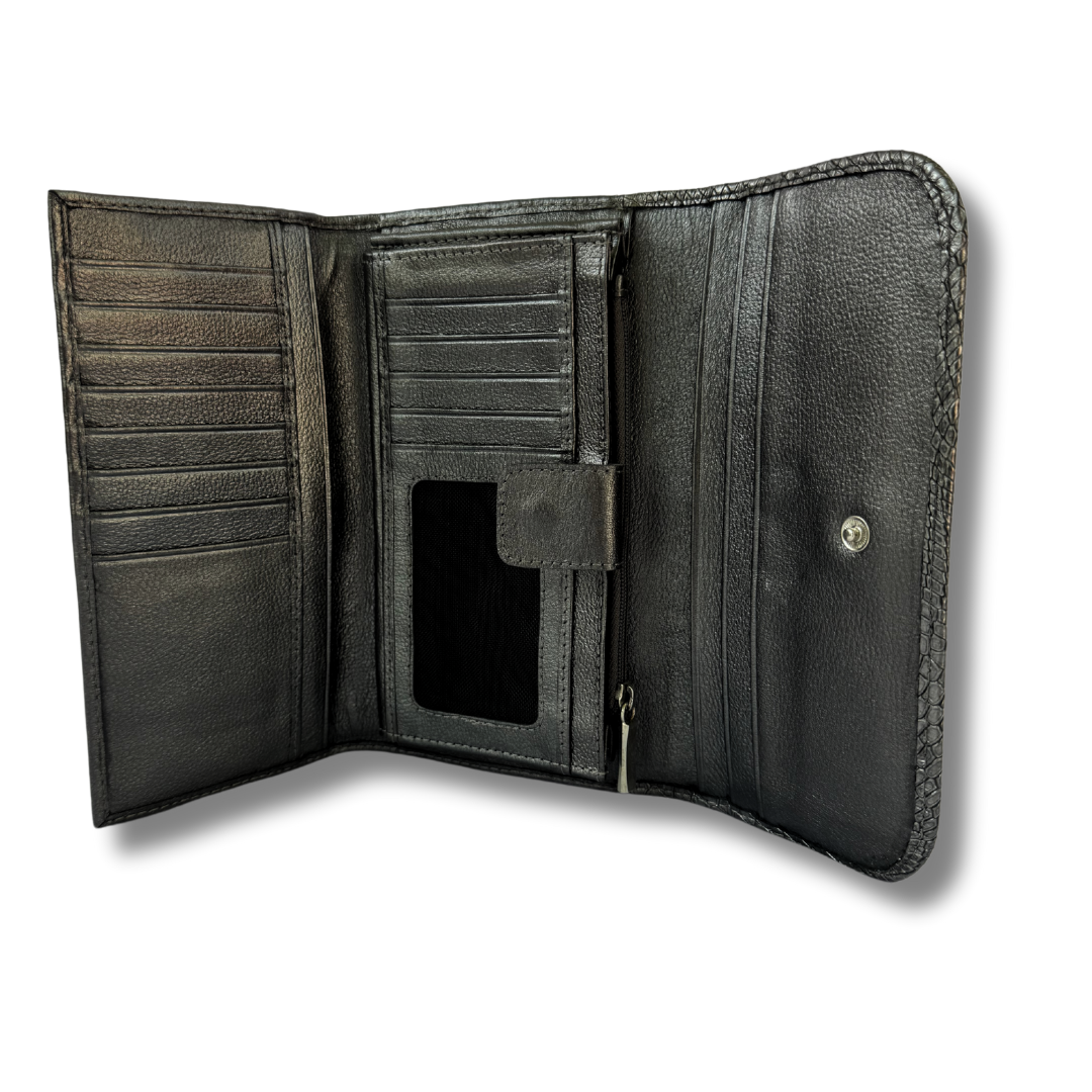 Billetera Dama doble Broche Folia fusil